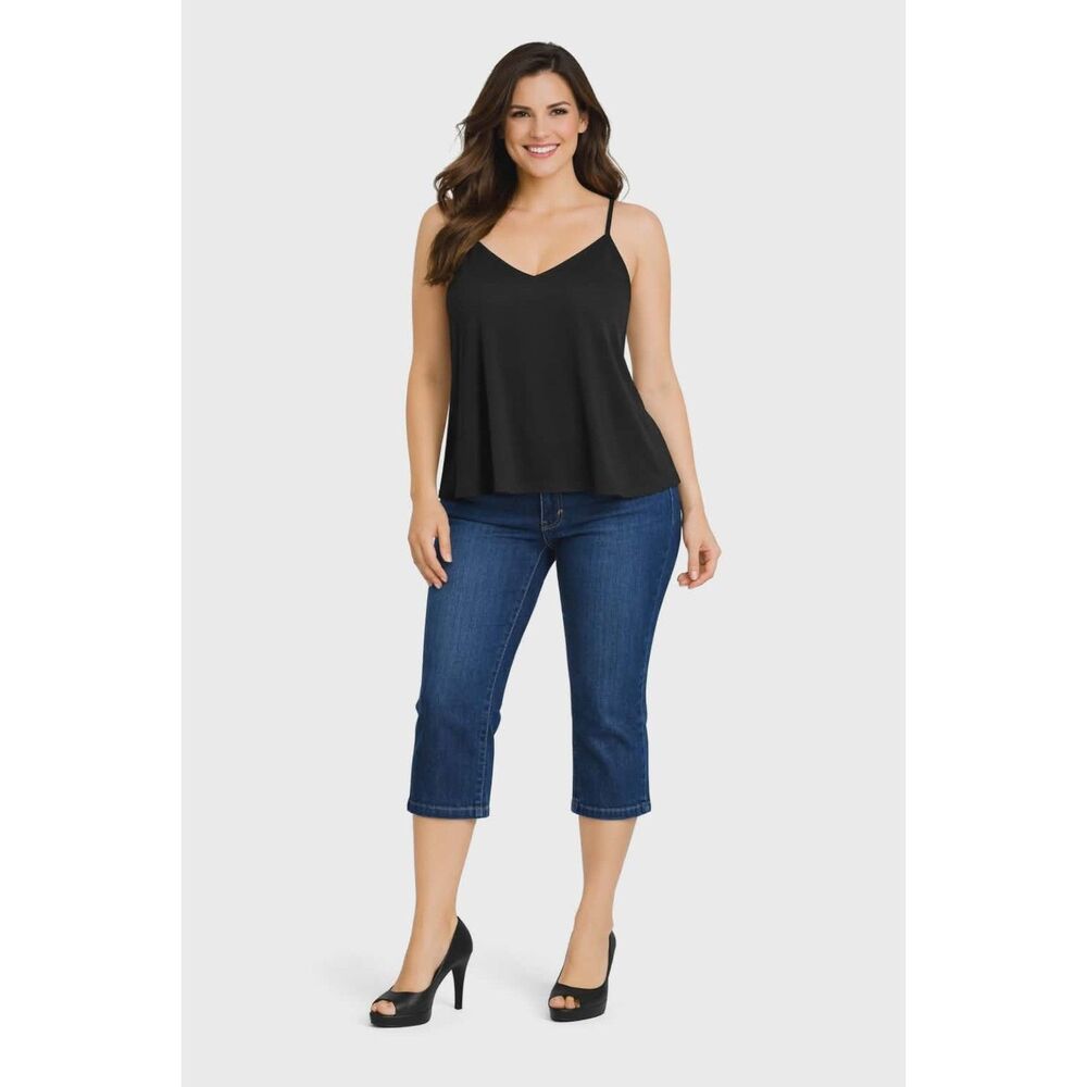 The Limited 312 Jean CAPRI Denim MID RISE Dark Blue Wash WOMAN'S WOMEN'S Size 4
